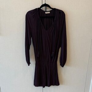 Ramy Brook Deep Purple Pleated Dress